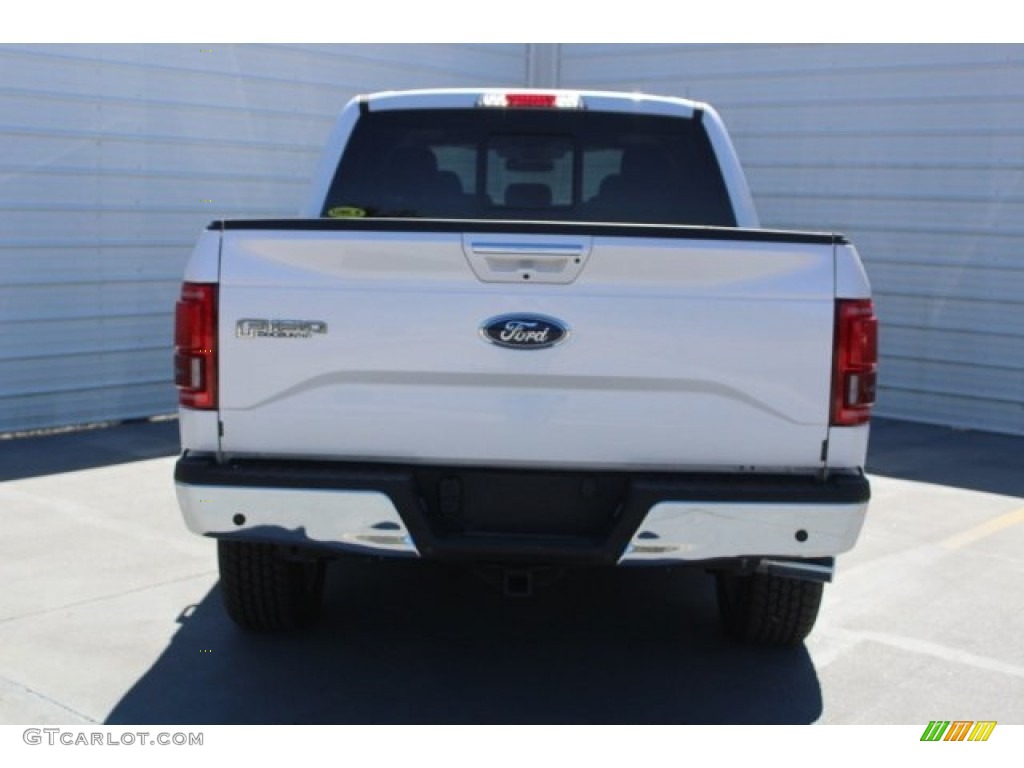 2017 F150 Lariat SuperCrew 4X4 - Oxford White / Black photo #8