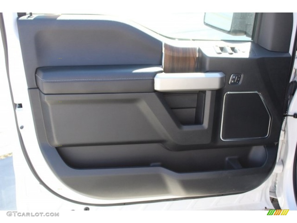 2017 F150 Lariat SuperCrew 4X4 - Oxford White / Black photo #10