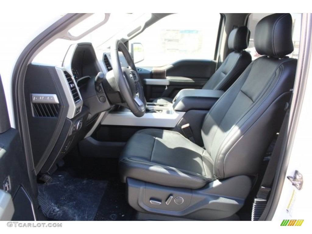 2017 F150 Lariat SuperCrew 4X4 - Oxford White / Black photo #12