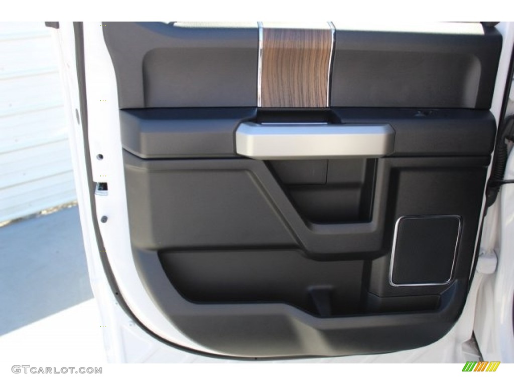 2017 F150 Lariat SuperCrew 4X4 - Oxford White / Black photo #20