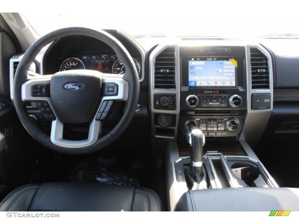 2017 F150 Lariat SuperCrew 4X4 - Oxford White / Black photo #22