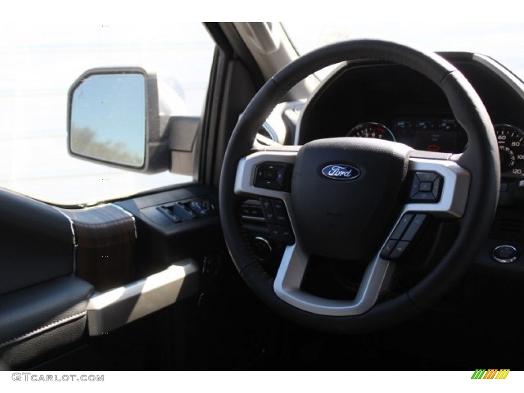 2017 F150 Lariat SuperCrew 4X4 - Oxford White / Black photo #23
