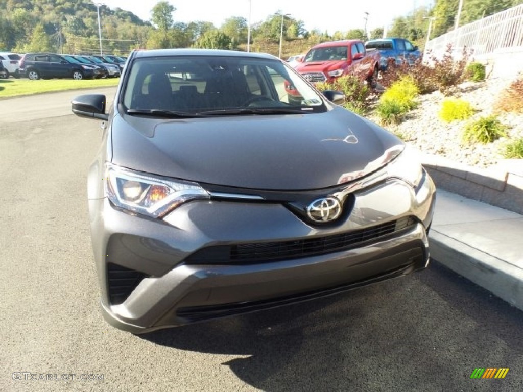 2018 RAV4 LE AWD - Magnetic Gray Metallic / Black photo #2