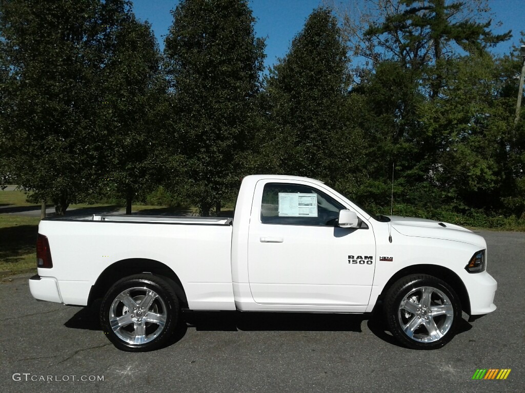 Bright White 2018 Ram 1500 Sport Regular Cab Exterior Photo #123405856