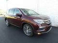 Dark Cherry Pearl 2017 Honda Pilot Touring AWD