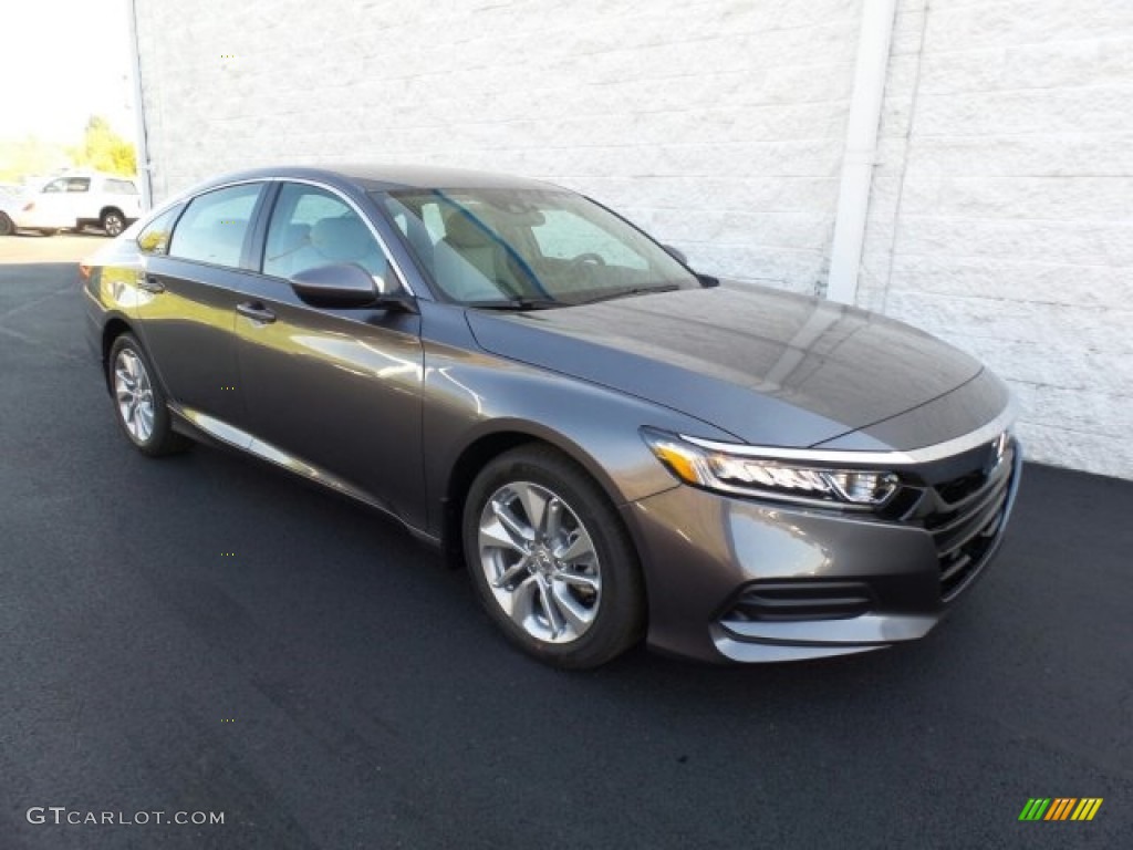 2018 Accord LX Sedan - Modern Steel Metallic / Gray photo #1