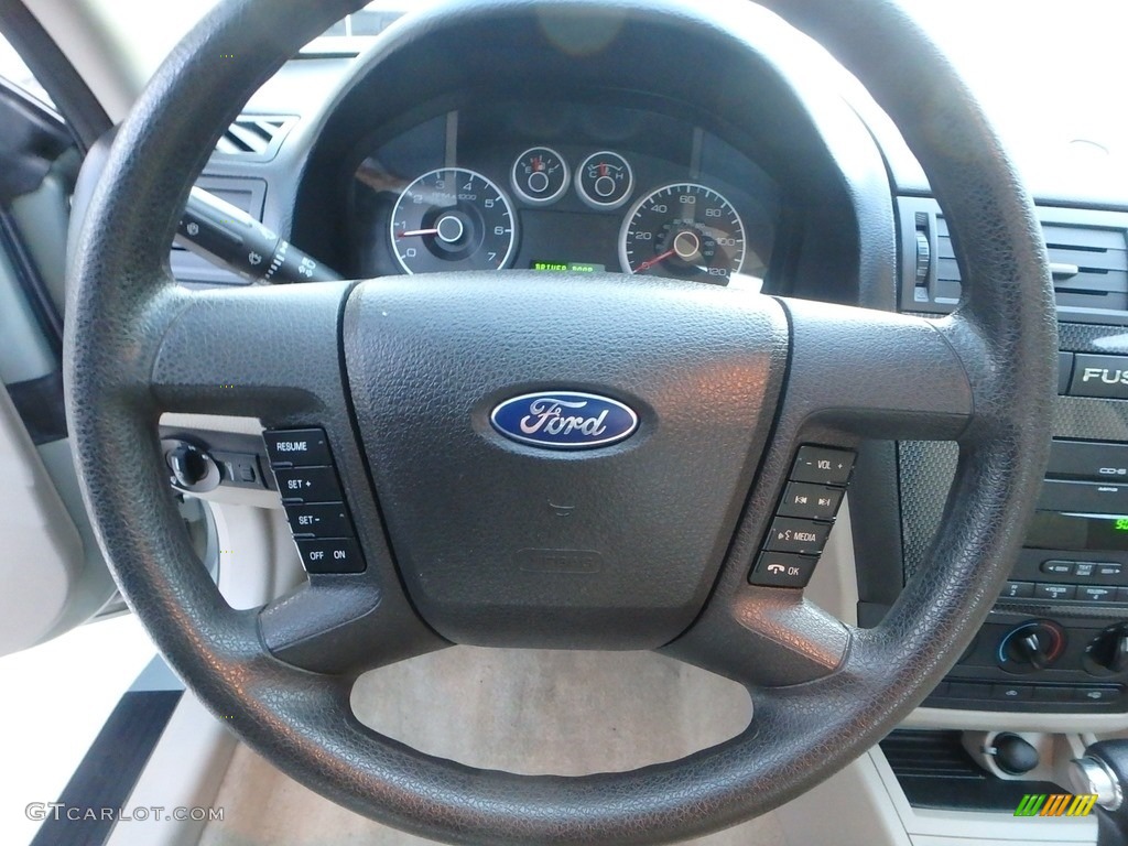 2009 Fusion SE V6 - Moss Green Metallic / Medium Light Stone photo #22