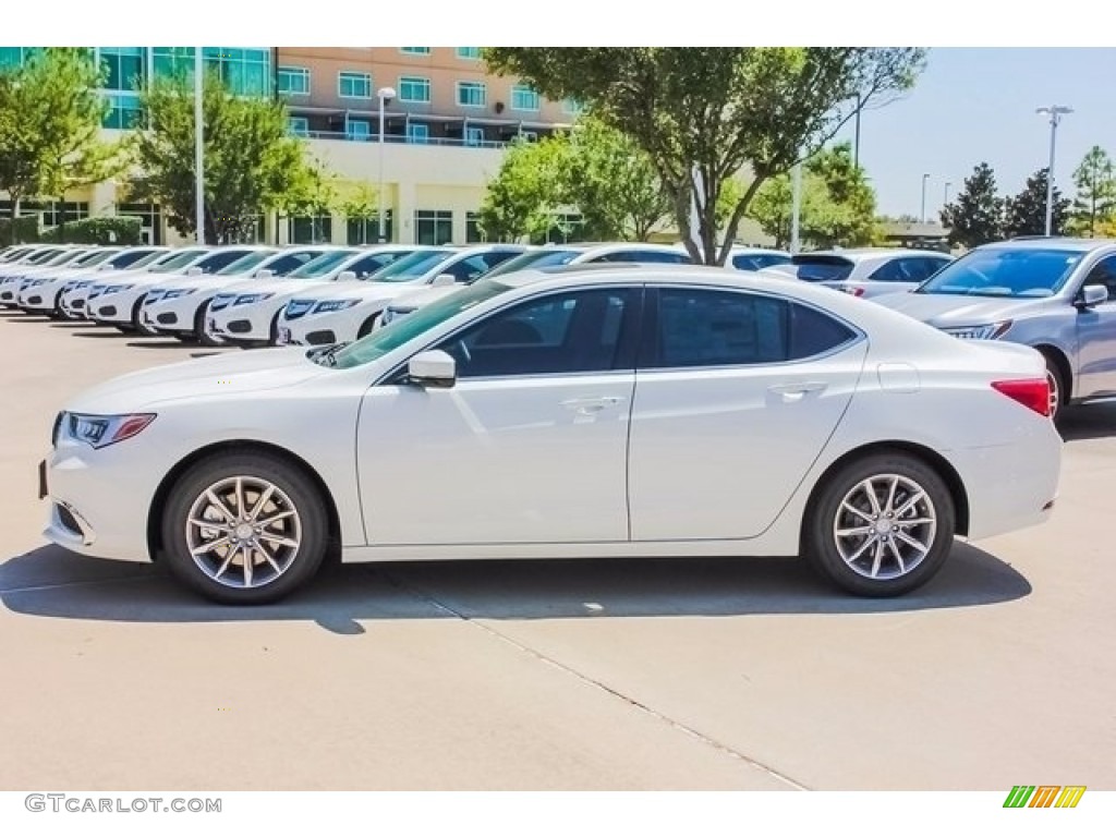 2018 TLX Technology Sedan - Bellanova White Pearl / Parchment photo #4