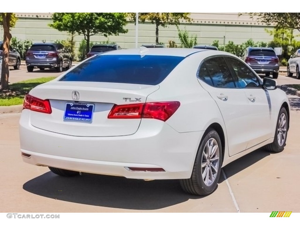 2018 TLX Technology Sedan - Bellanova White Pearl / Parchment photo #7