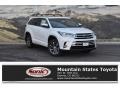 2018 Blizzard White Pearl Toyota Highlander XLE AWD  photo #1