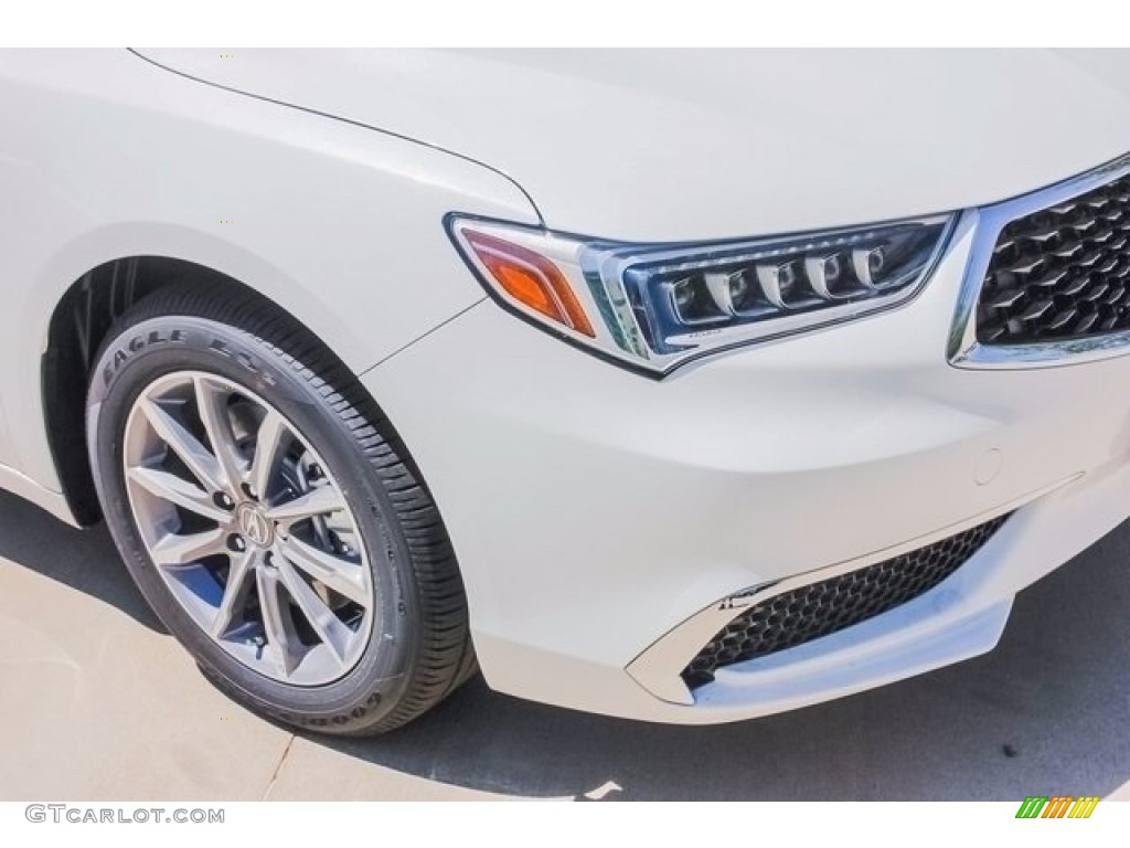 2018 TLX Technology Sedan - Bellanova White Pearl / Parchment photo #10