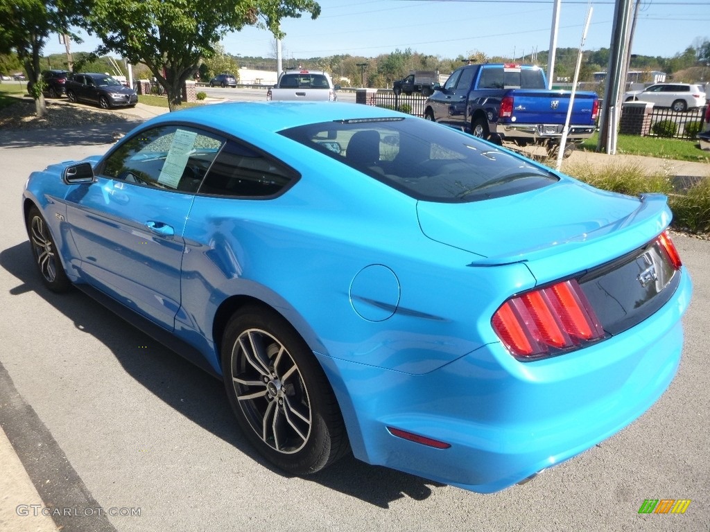 2017 Mustang GT Coupe - Grabber Blue / Ebony photo #7