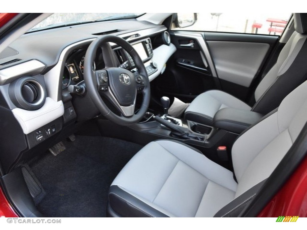 Ash Interior 2018 Toyota RAV4 Limited AWD Hybrid Photo #123409591