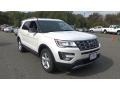 2017 White Platinum Ford Explorer XLT 4WD  photo #1