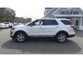 2017 White Platinum Ford Explorer XLT 4WD  photo #4