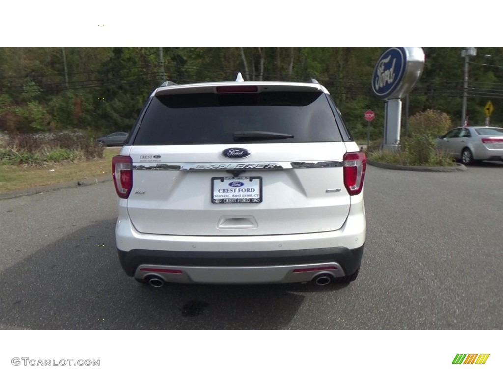 2017 Explorer XLT 4WD - White Platinum / Ebony Black photo #6