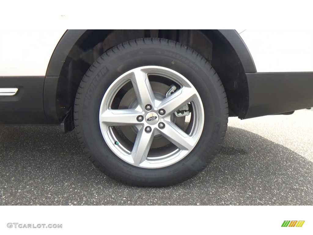 2017 Explorer XLT 4WD - White Platinum / Ebony Black photo #20