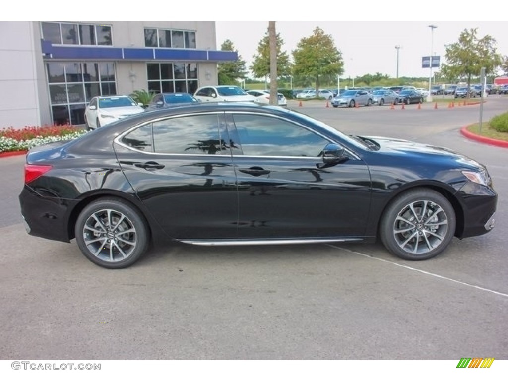 2018 TLX V6 Technology Sedan - Crystal Black Pearl / Ebony photo #8