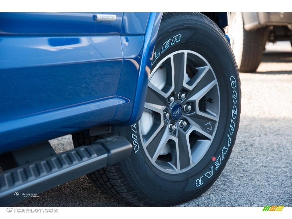 2017 F150 XLT SuperCab 4x4 - Lightning Blue / Black photo #5