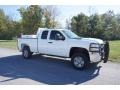 Summit White - Silverado 2500HD Work Truck Extended Cab 4x4 Photo No. 2