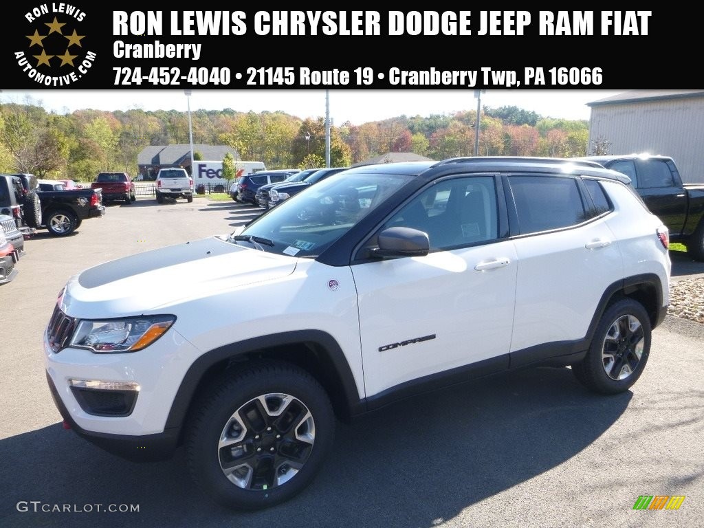 2018 White Jeep Compass Trailhawk 4x4 123389717 Gtcarlot