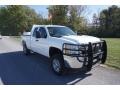 Summit White - Silverado 2500HD Work Truck Extended Cab 4x4 Photo No. 37