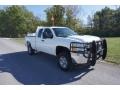 Summit White - Silverado 2500HD Work Truck Extended Cab 4x4 Photo No. 48
