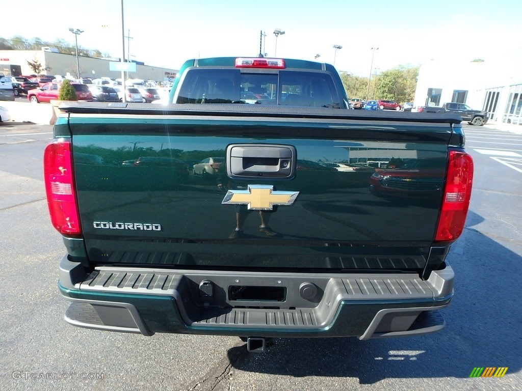 2016 Colorado Z71 Crew Cab 4x4 - Rainforest Green Metallic / Jet Black photo #6
