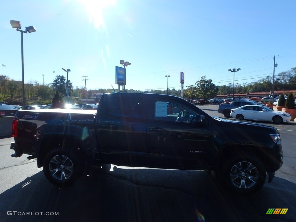 2016 Colorado Z71 Crew Cab 4x4 - Rainforest Green Metallic / Jet Black photo #9