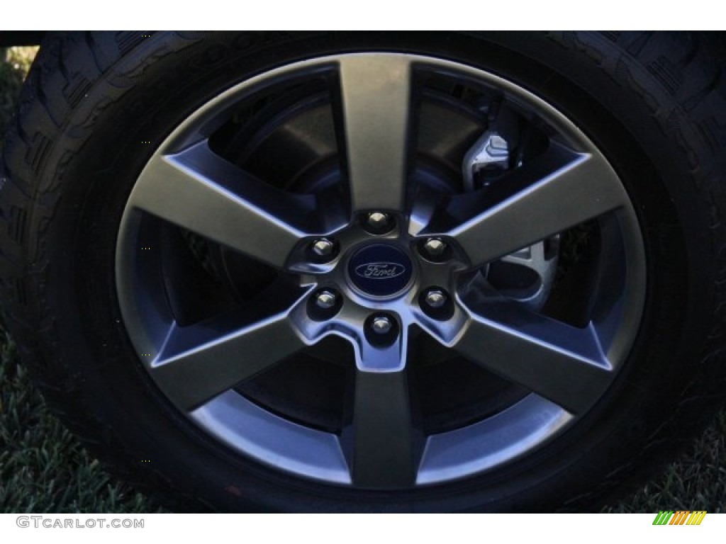 2017 F150 Lariat SuperCrew 4X4 - Oxford White / Black photo #4