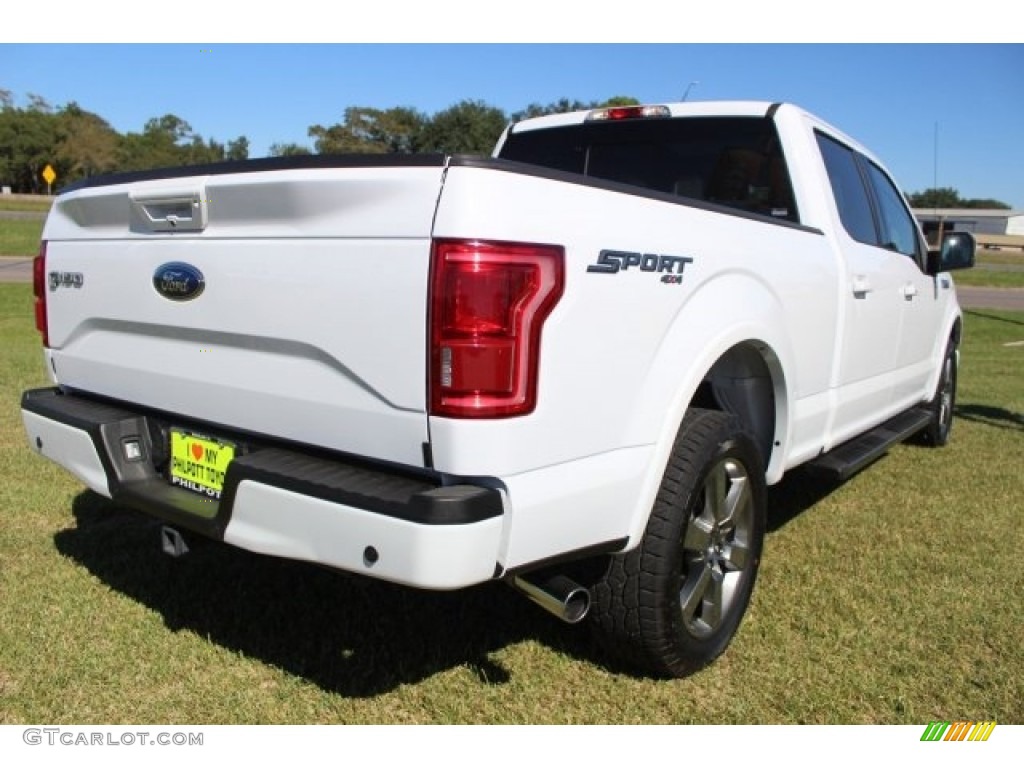 2017 F150 Lariat SuperCrew 4X4 - Oxford White / Black photo #8