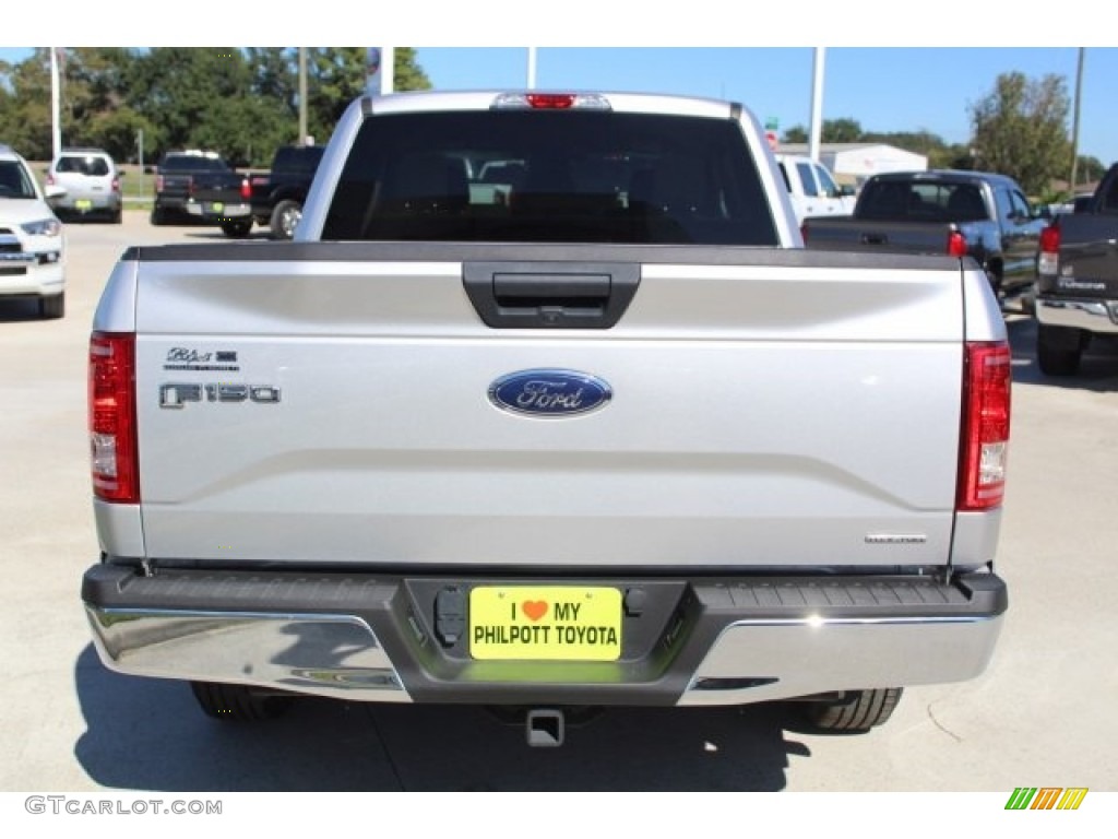 2015 F150 XL SuperCab - Ingot Silver Metallic / Medium Earth Gray photo #6