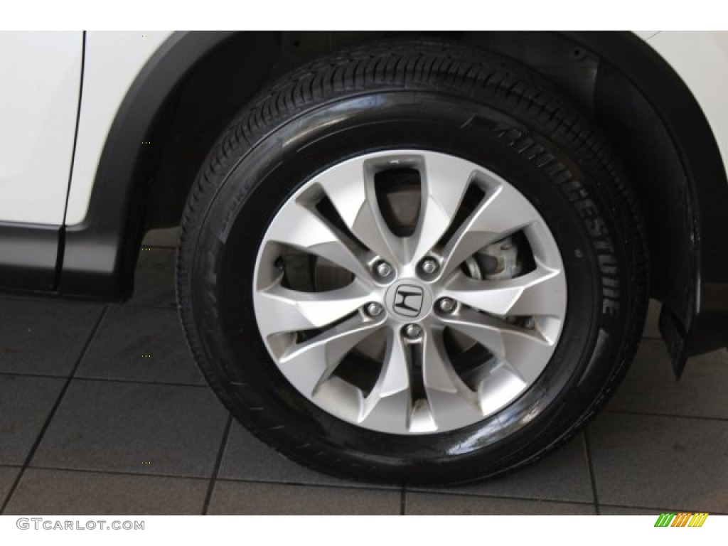 2014 CR-V EX AWD - White Diamond Pearl / Beige photo #8