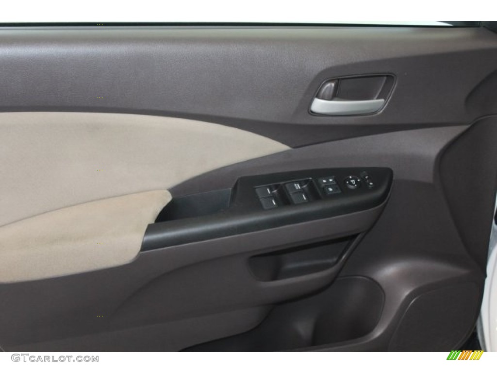 2014 CR-V EX AWD - White Diamond Pearl / Beige photo #9