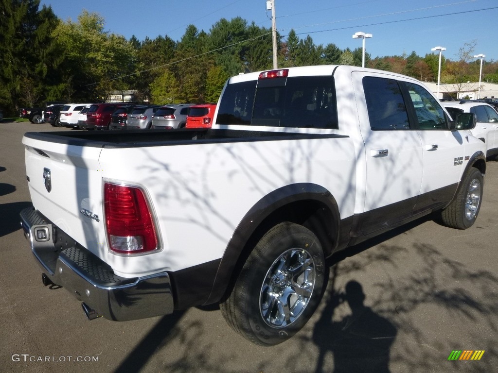 2018 1500 Laramie Crew Cab 4x4 - Bright White / Black photo #5