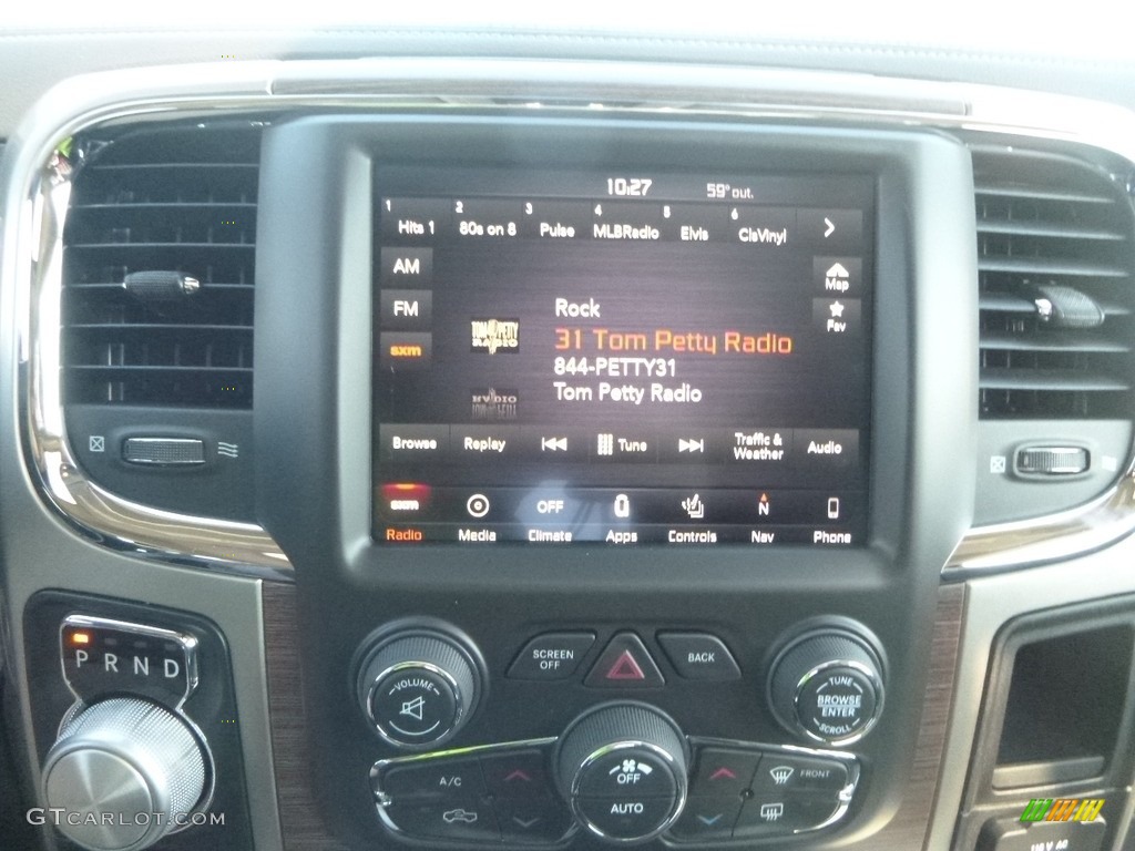 2018 1500 Laramie Crew Cab 4x4 - Bright White / Black photo #17