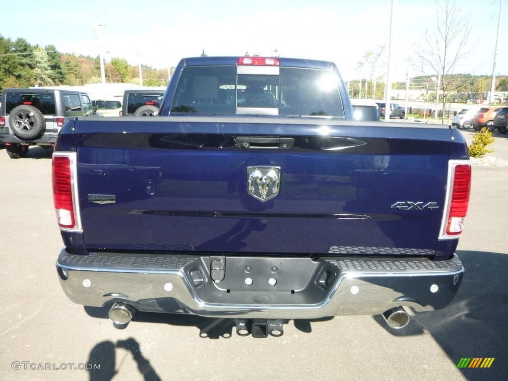 2018 1500 Laramie Crew Cab 4x4 - True Blue Pearl / Black photo #4