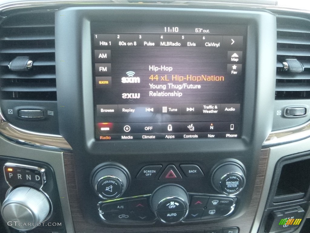 2018 1500 Laramie Crew Cab 4x4 - True Blue Pearl / Black photo #18