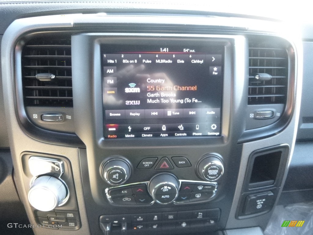 2018 1500 Rebel Crew Cab 4x4 - Brilliant Black Crystal Pearl / Black photo #17