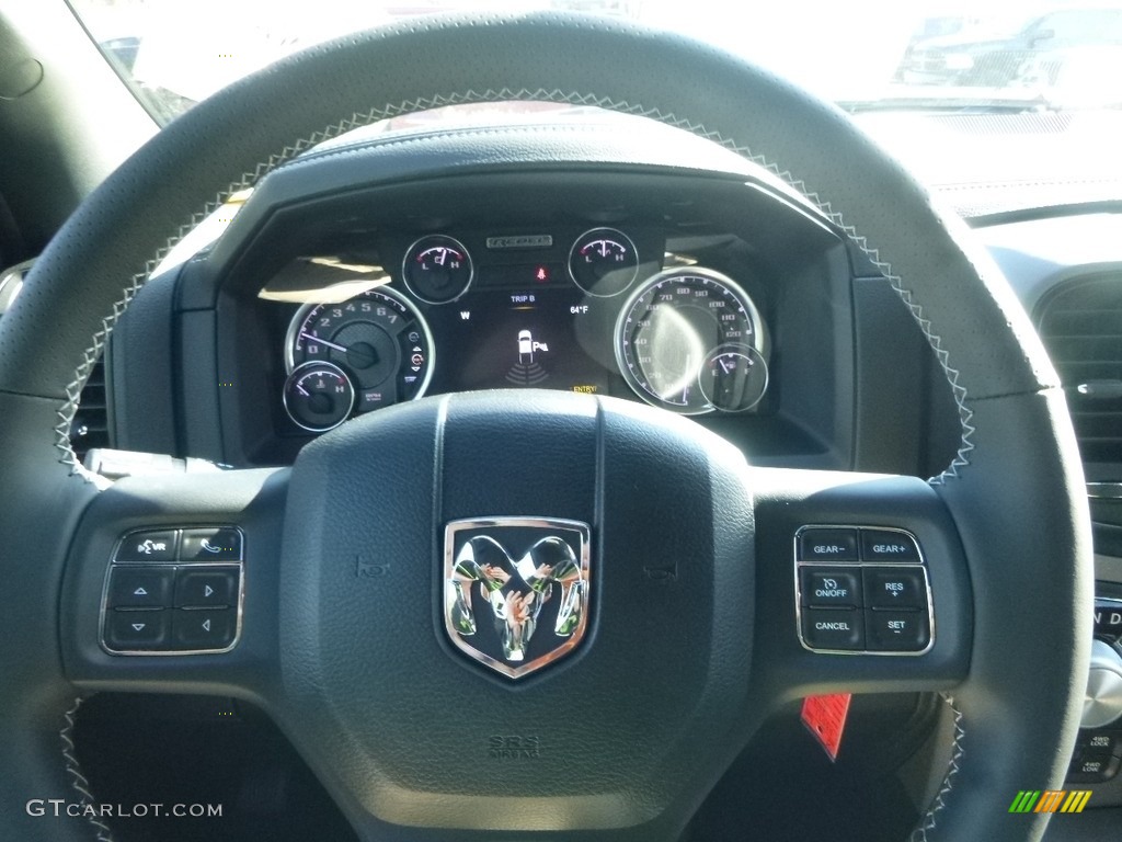 2018 1500 Rebel Crew Cab 4x4 - Brilliant Black Crystal Pearl / Black photo #20
