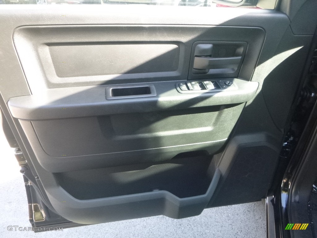 2018 1500 Express Quad Cab 4x4 - Brilliant Black Crystal Pearl / Black/Diesel Gray photo #15