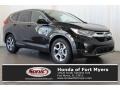 2017 Crystal Black Pearl Honda CR-V EX  photo #1