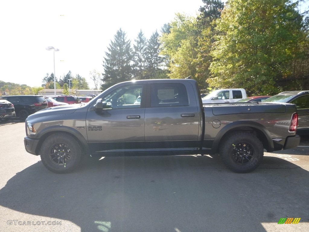 2018 1500 Rebel Crew Cab 4x4 - Granite Crystal Metallic / Black photo #2