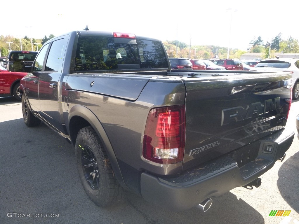 2018 1500 Rebel Crew Cab 4x4 - Granite Crystal Metallic / Black photo #3