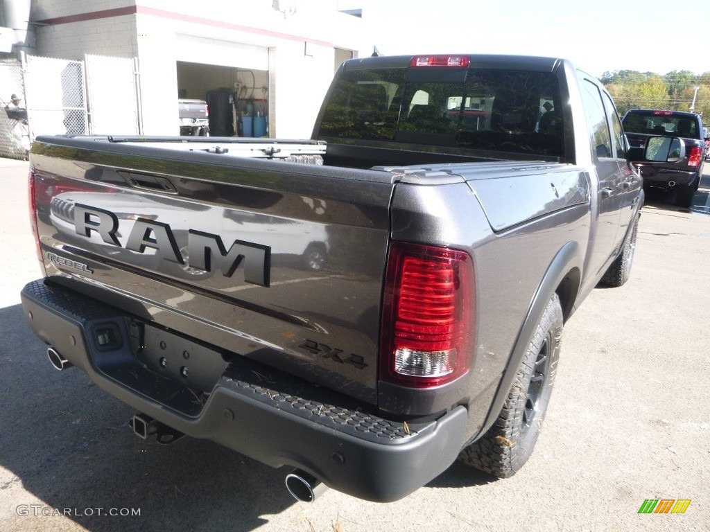2018 1500 Rebel Crew Cab 4x4 - Granite Crystal Metallic / Black photo #5