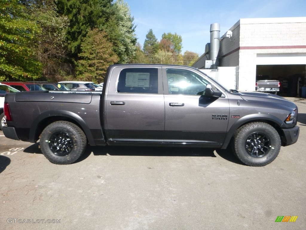 2018 1500 Rebel Crew Cab 4x4 - Granite Crystal Metallic / Black photo #6