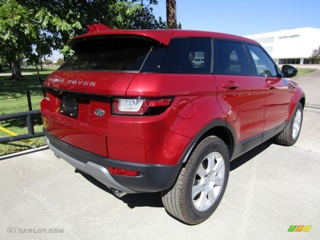 2017 Range Rover Evoque SE - Firenze Red Metallic / Espresso/Almond photo #7