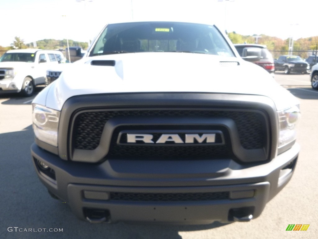 2018 1500 Rebel Crew Cab 4x4 - Bright White / Black photo #8