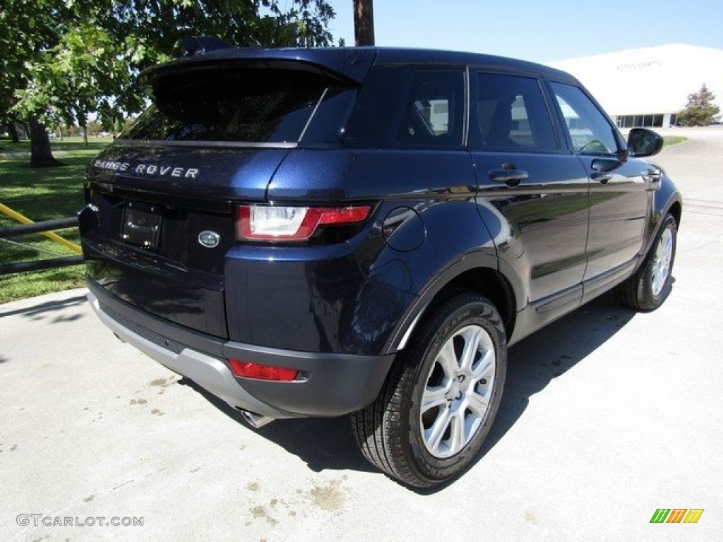 2017 Range Rover Evoque SE - Loire Blue Metallic / Espresso/Almond photo #7