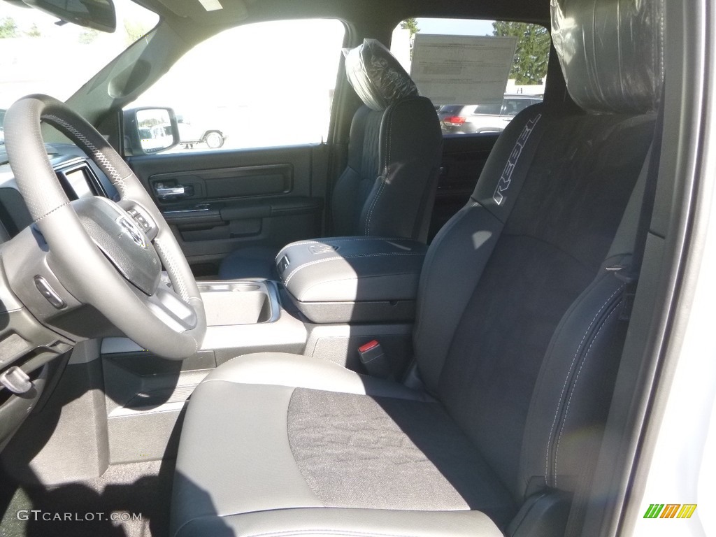 2018 1500 Rebel Crew Cab 4x4 - Bright White / Black photo #16